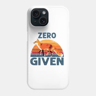 zero fox given Phone Case