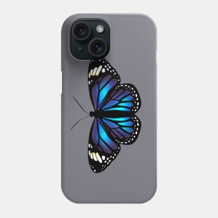 Blue Monarch Butterfly Phone Case