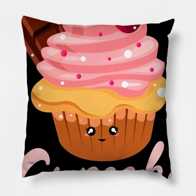 Cupcake Whisperer Bakers Cupcake Cult Pillow by CarleyMichaels