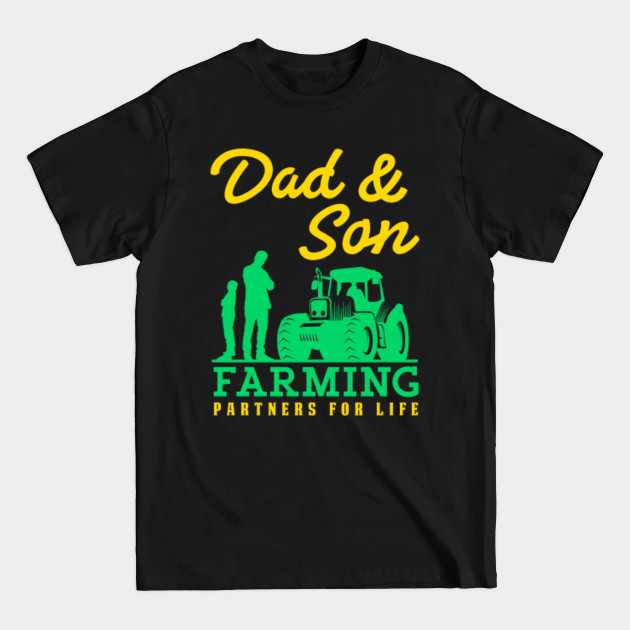 Disover Dad Son Farming Farmers Farm Farmer Tractor Agriculture Gift - Tractor Pulling - T-Shirt