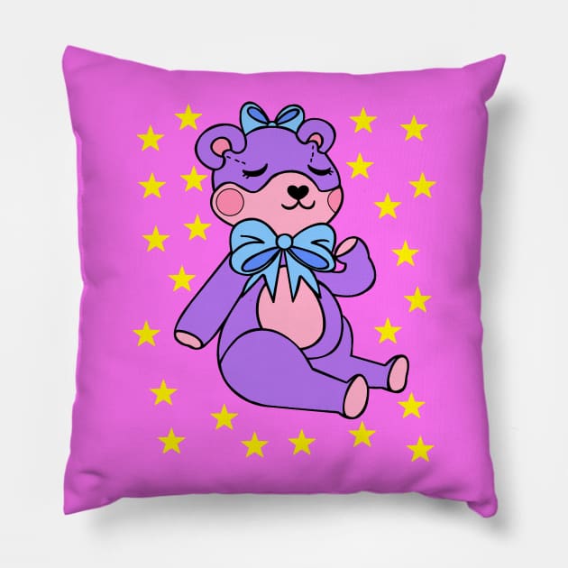 Good Night Bear Pillow by ShinyBat