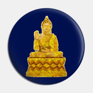 Buddha Lowpoly Pin