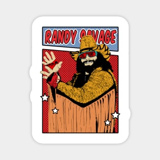 Randy Savage Pop Art Comic Style Magnet