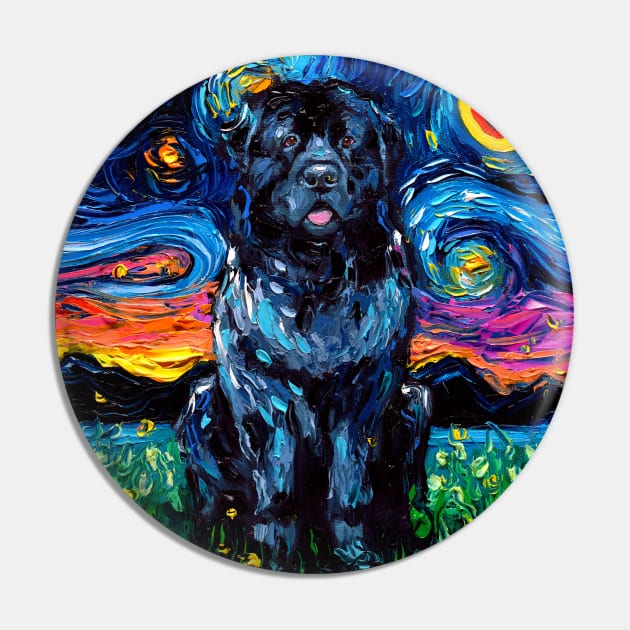 Newfoundland Night Pin by sagittariusgallery