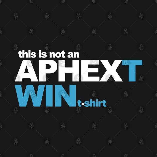 this is not an aphex twin t-shirt by reyboot