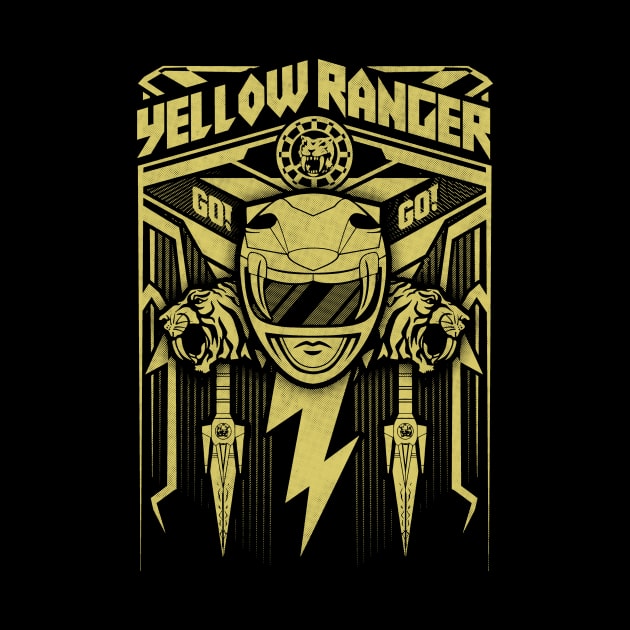 Yellow Ranger by Arinesart