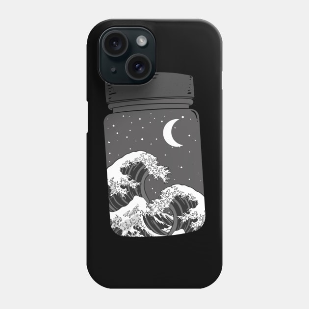 Night at The Sea Phone Case by Artthree Studio