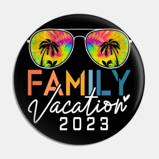 Family Vacation 2023 Beach Matching Summer Vacation 2023 Pin