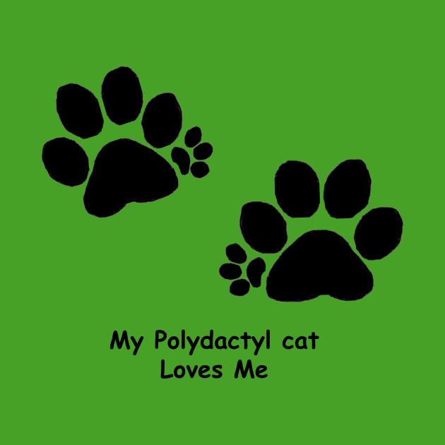 Polydactyl Paw Prints by BKMuir