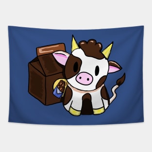 Chocolate Milk Cow Pal Tapestry