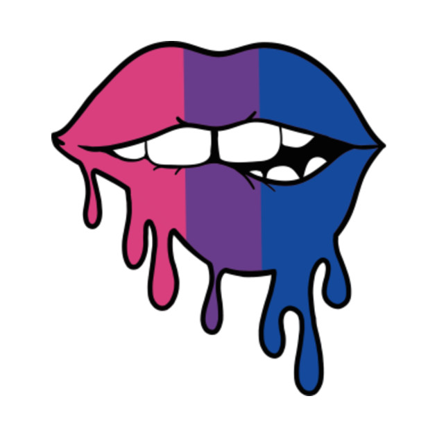 Bi Lips Bisexual Pride T Shirt Teepublic