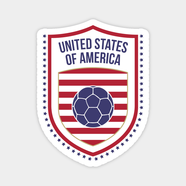 Soccer America Magnet by fimbis