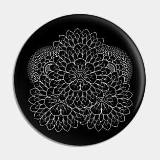 Minimalist Flowers-Mandala Flower Pin