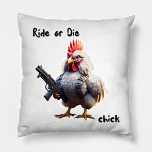 Ride or Die Chick Pillow