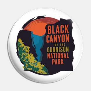 National Park Black Canyon of the Gunnison Pin