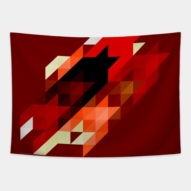 hellhoundstooth Tapestry by VrijFormaat