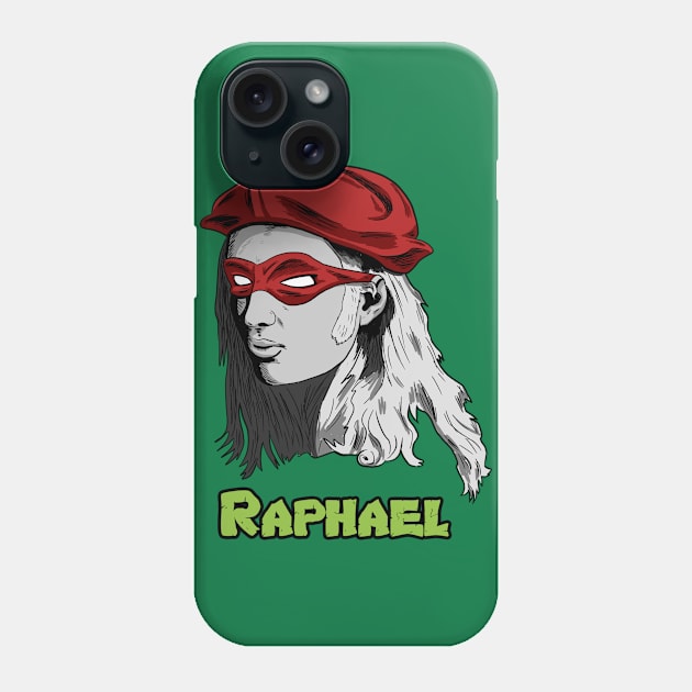 Raphael Phone Case by Black Snow Comics