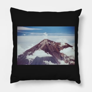 Peak of Guatemalan Volcano Fuego Shot on Film Pillow