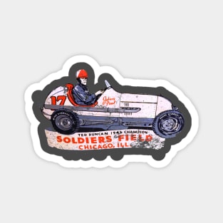 Soldier Field Racing Magnet