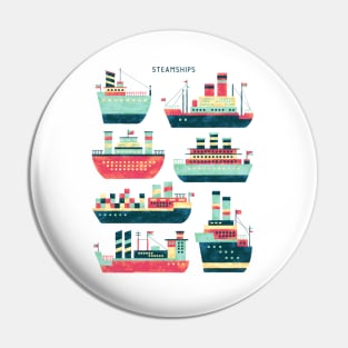 STEAMSHIPS Pin