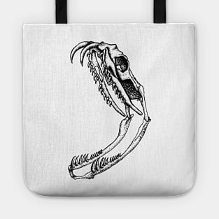 Snake Skull Tote