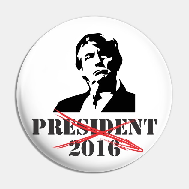 not my president 2016 Pin by juraganLOGO