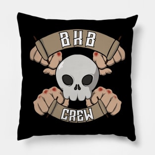 Bare Knuckle Boxing crew Jolly Roger Pillow