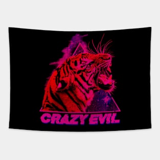 Tiger Animal Color Tapestry