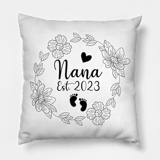 Nana Est 2022 Pregnancy Announcement Pillow