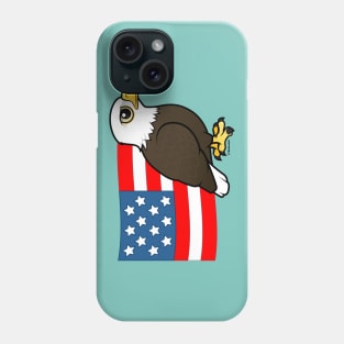 Cute Birdorable Patriotic Bald Eagle Phone Case