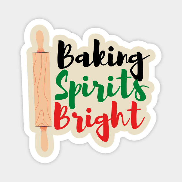 Baking Cheer Magnet by WildenRoseDesign