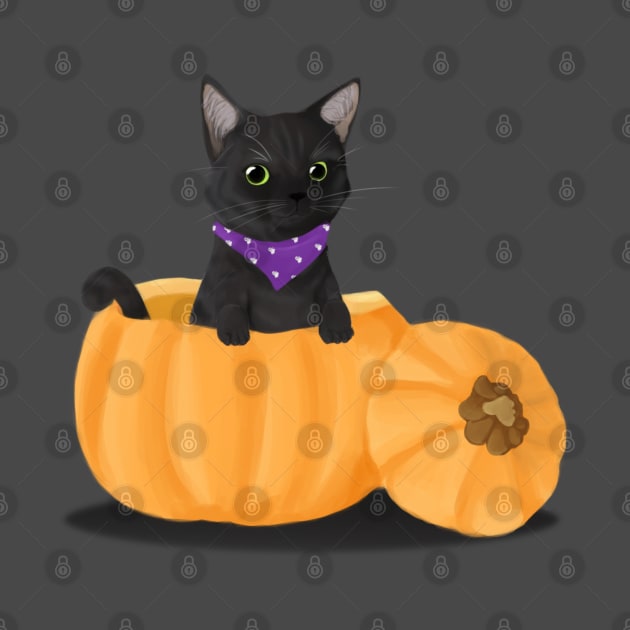 Pumpkin Cat by michelleachan