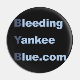 Alternate Design- Bleeding Yankee Blue Pin