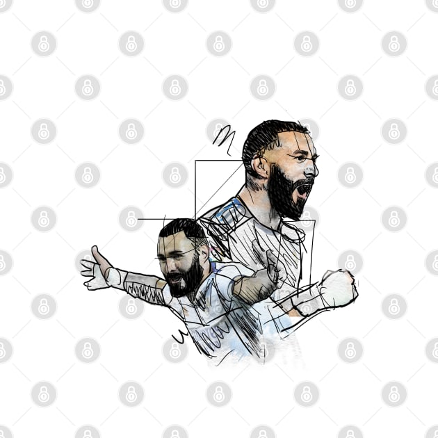 Karim Benzema on Sketch Art by pentaShop