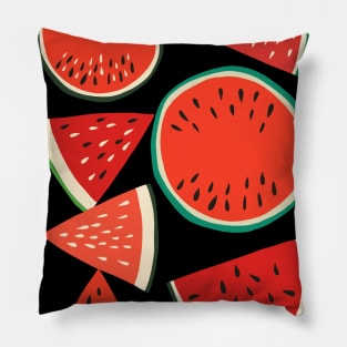 Sliced Watermelon Pillow