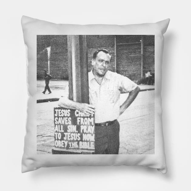 Bukowski Pillow by Stubbs Letterpress