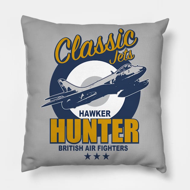 Hawker Hunter Pillow by TCP