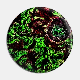 Ball in space (Green) Pin