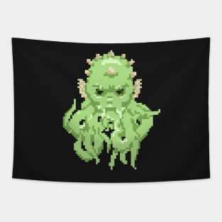 Cthulhu Pixel Design - Board Game Inspired Graphic - Tabletop Gaming Tapestry