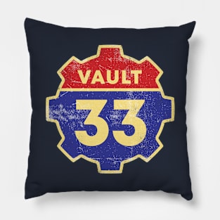 VAULT 33 VINTAGE SIGN Pillow