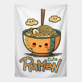 Cute Ramen bowl Tapestry