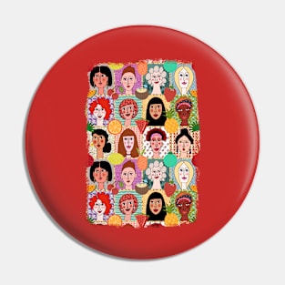 Women in the World Pin