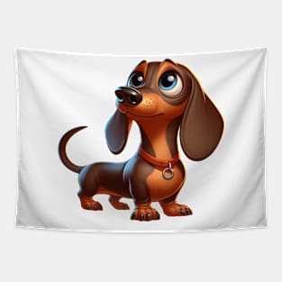 Cute Dachshund Tapestry