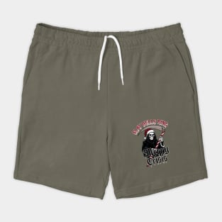Slay Bells Ring Merry Crisis Grim Reaper Design Shorts