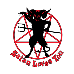 Satan Loves You Vintage T-Shirt