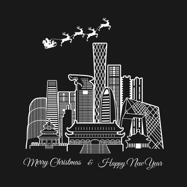 Merry Christmas Happy New Year Beijing by travel2xplanet