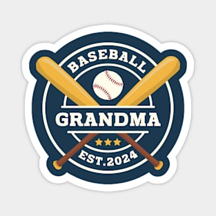 Baseball Grandma Mothers Day Magnet