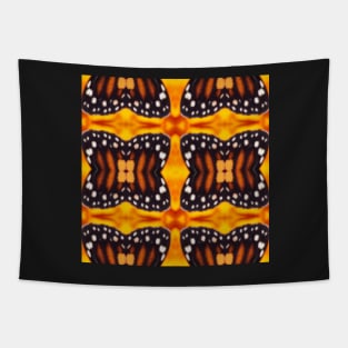 Orange and Black Monarch Butterfly Pattern 10 Tapestry