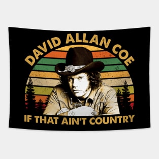 Retro Love Rock Allan Coe Fan Art Design Tapestry