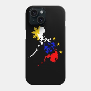 Philippine Map with 3 Stars and a Sun Phone Case